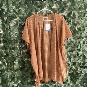 NWT Joie Sparkling Tan Kimono Cardigan